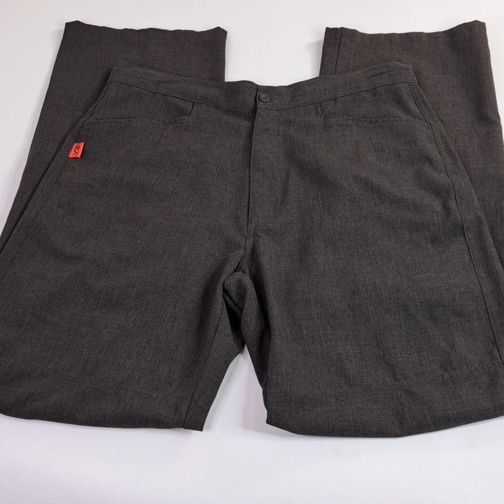 ClockHouse Tan/Black Breathable Lightweight Khakis Men's Size 34x34